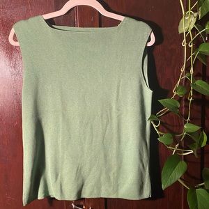 Coldwater Creek, Boat Neck Knit Tank, size L